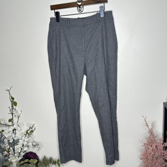 BODEN Kew Wool Blend Trousers Gray Sz 8 Reg $130 {P47} - Picture 2 of 5